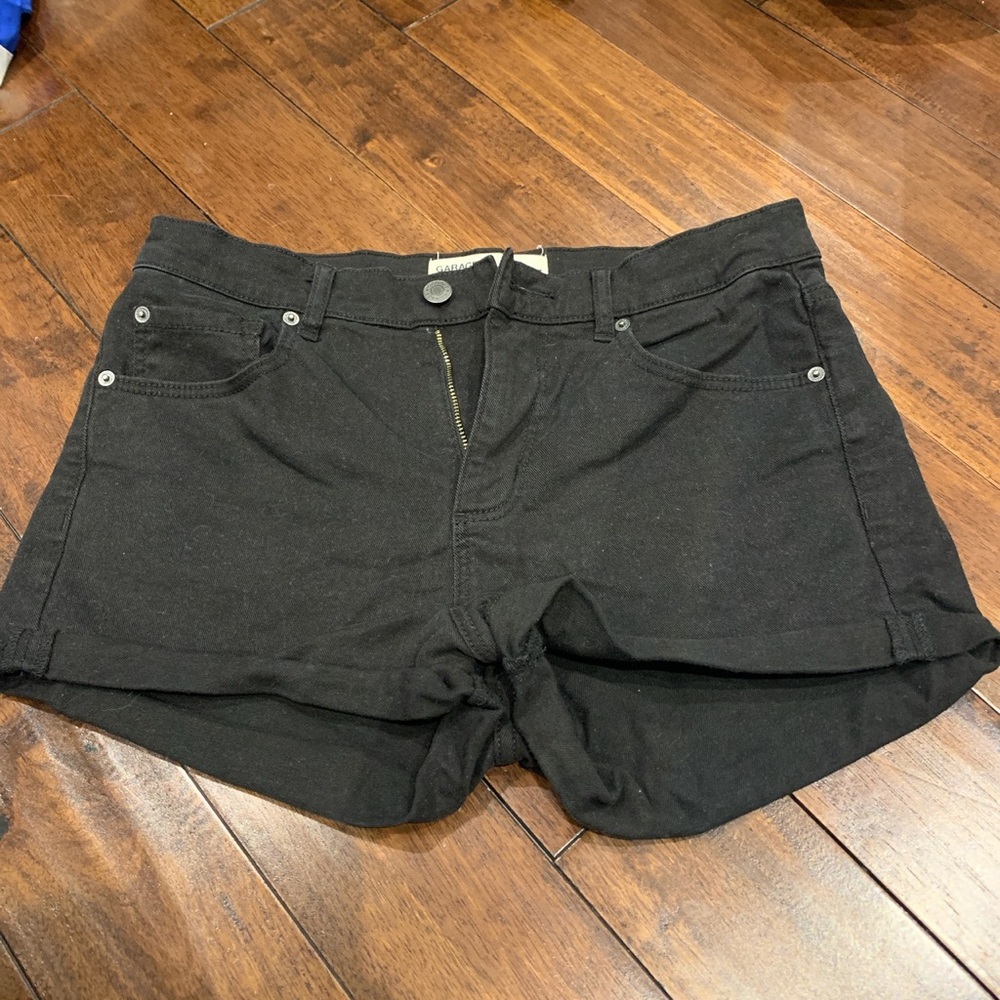 Black Garage Jean shorts